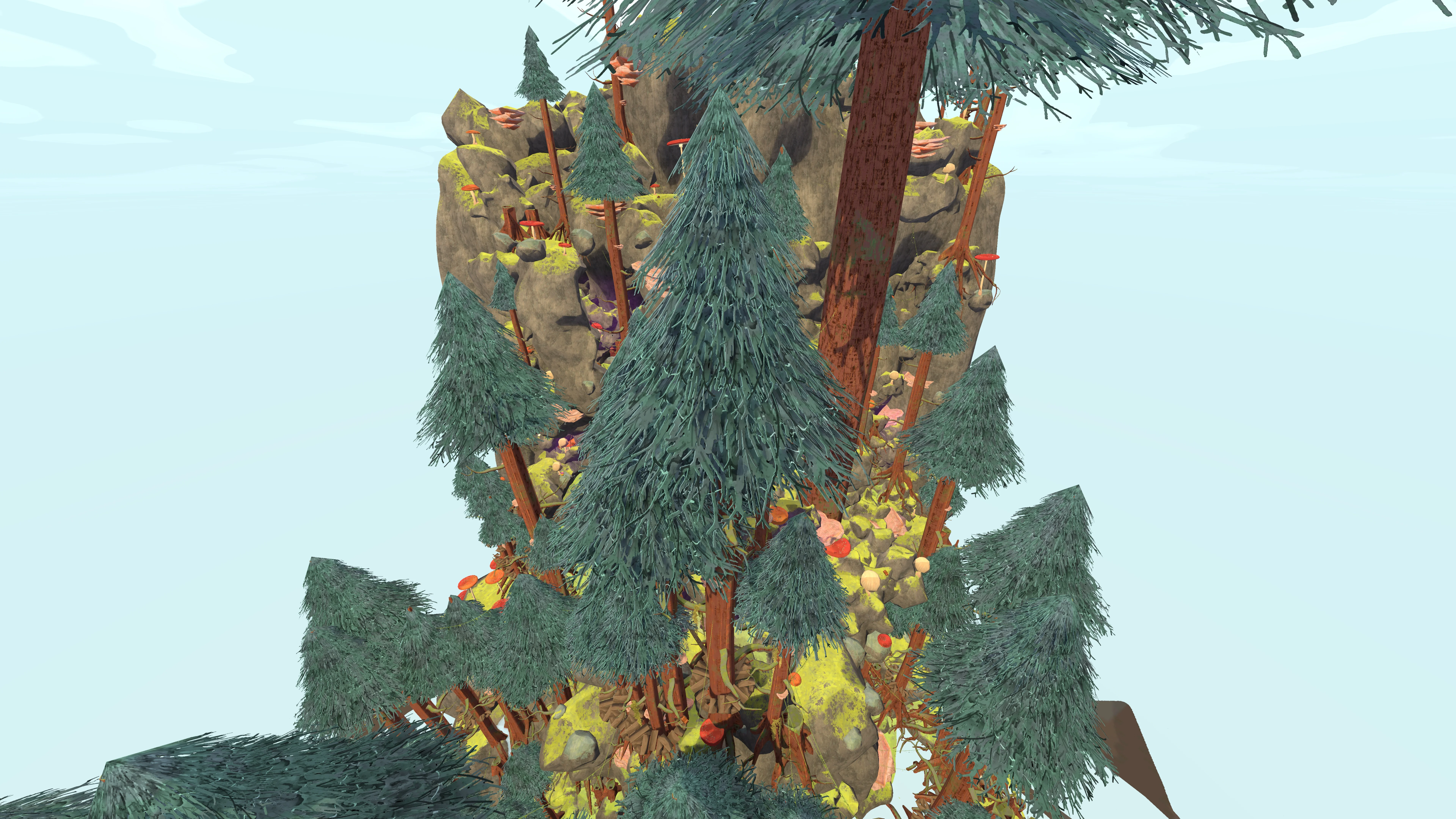 Tropics terrain on the PEAK Tomb location map