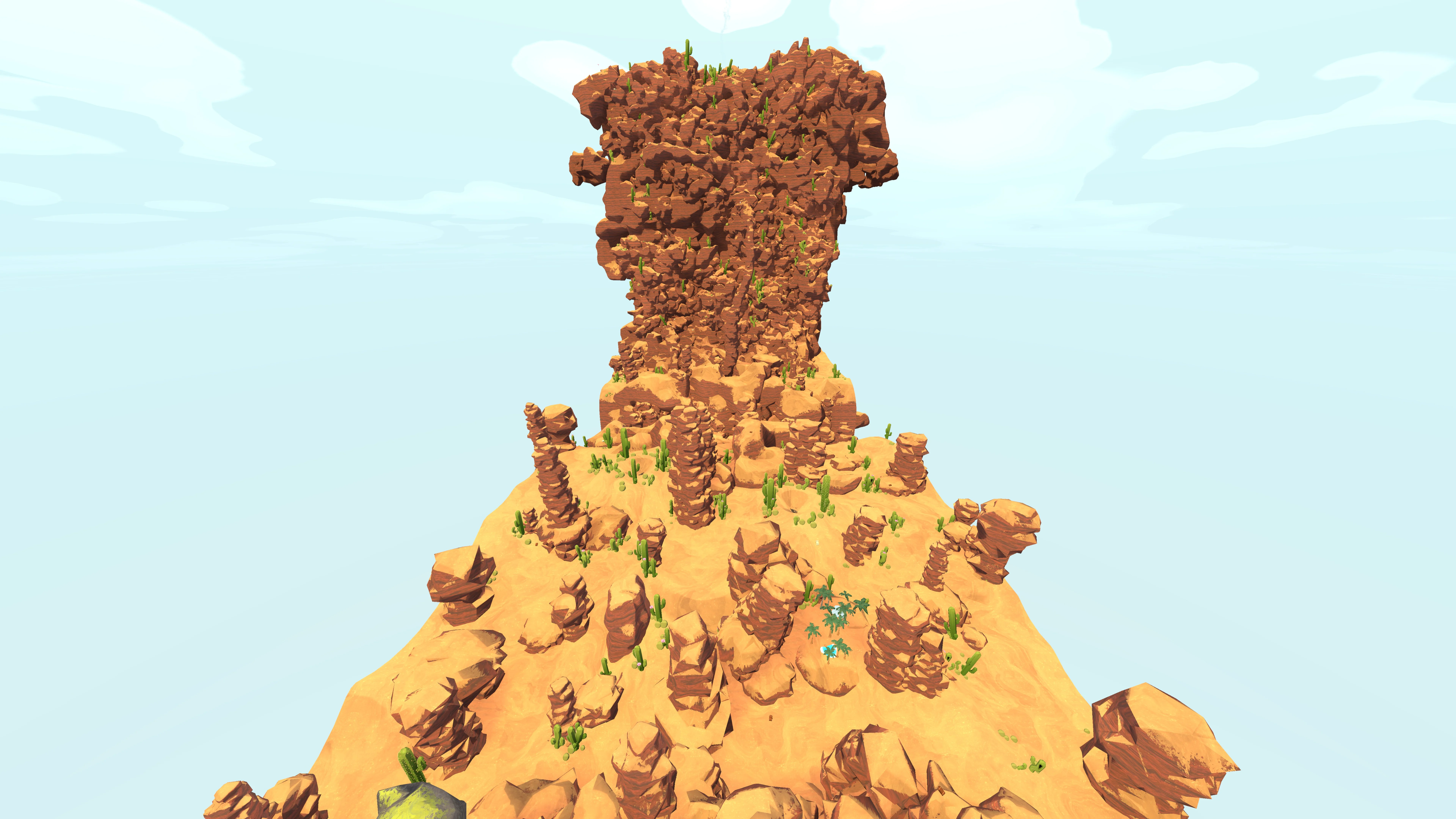 Alpine PEAK biome map view for route comparison